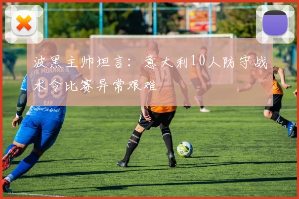 波黑主帅坦言：意大利10人防守战术令比赛异常艰难